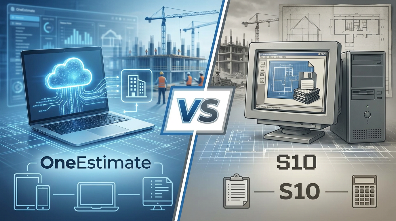 OneEstimate vs S10: ¿Cuál es Mejor para Presupuestos de Construcción?